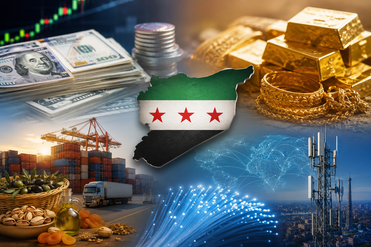 أبرز الأخبار الاقتصادية في سوريا اليوم الاثنين 6 تموز/يوليو 2026